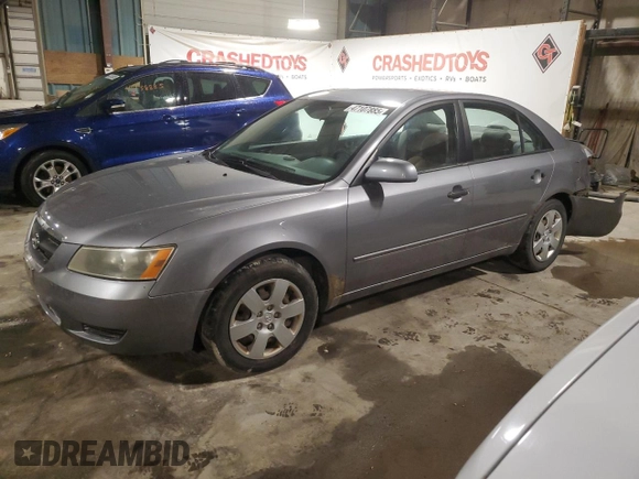 2007 Hyundai Sonata GLS with VIN 5NPET46C47H232135, listed as a Copart auction lot 47107885 with 146,779 mi miles and Salvage Title. Bid and sale history available at DreamBid. Image 1.