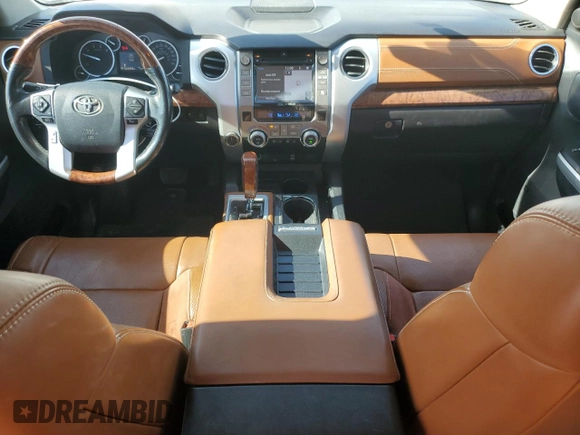 2015 Toyota Tundra 4WD Truck Platinum with VIN 5TFAW5F17FX486418, listed as a Copart auction lot 42779925 with 124,393 mi miles and Salvage Title. Bid and sale history available at carsss.com. Image 8.