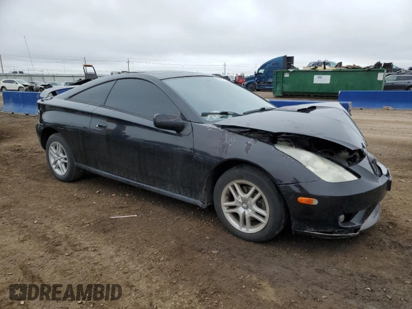 2004 Toyota Celica GT with VIN JTDDR32T540174376, listed as a Copart auction lot 54751115 with 85,335 mi miles and Salvage Title. Bid and sale history available at DreamBid. Image 4.