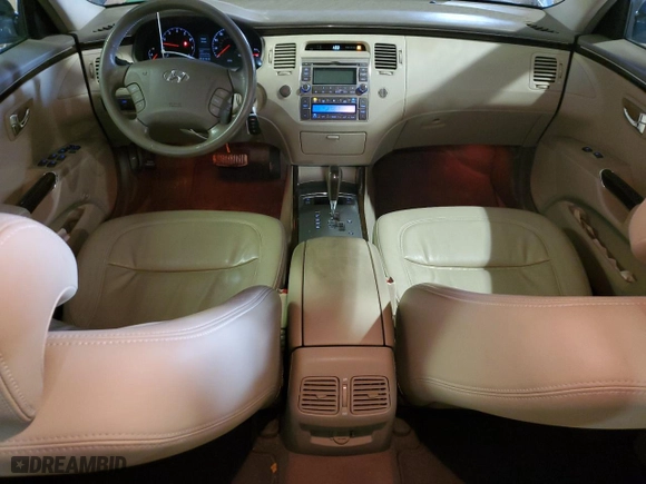 2009 Hyundai Azera GLS with VIN KMHFC46D89A349297, listed as a Copart auction lot 85777694 with 103,647 mi miles and Salvage Title. Bid and sale history available at carsss.com. Image 8.