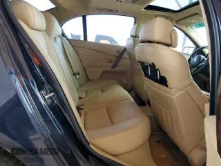 2007 BMW 5 Series 530i with VIN WBANE73567CM55416, listed as a Copart auction lot 53822535 with 145,066 mi miles and Salvage Title. Bid and sale history available at carsss.com. Image 10.