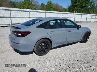 2025 Honda Civic Si with VIN 2HGFE1E59SH474101, listed as a Copart auction lot 51565695 with 6,988 mi miles and Salvage title. Bid and sale history available at DreamBid. Image 3.