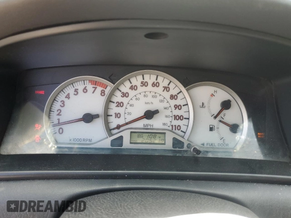 2005 Toyota Corolla CE with VIN 1NXBR30E25Z563171, listed as a Copart auction lot 60606715 with 205,219 mi miles and Salvage title. Bid and sale history available at DreamBid. Image 9.