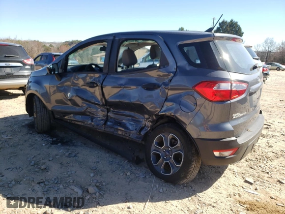 2020 Ford EcoSport S with VIN MAJ3S2FEXLC387123, listed as a Copart auction lot 47451105 with 26,683 mi miles and Salvage Title. Bid and sale history available at carsss.com. Image 2.
