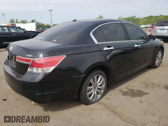 2011 Honda Accord EX-L с VIN 1HGCP3F80BA002854, выставлен на аукционе Copart как лот 61241825 с пробегом Не указан миль и Списание • Salvage title. История ставок и продаж доступна на DreamBid. Изображение 3.