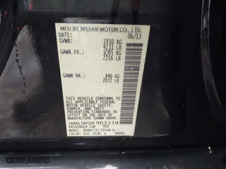 2013 Nissan Altima 2.5 SV with VIN 1N4AL3AP1DC903339, listed as a IAAI auction lot 41768567 with 120,953 mi miles. Bid and sale history available at carsss.com. Image 9.