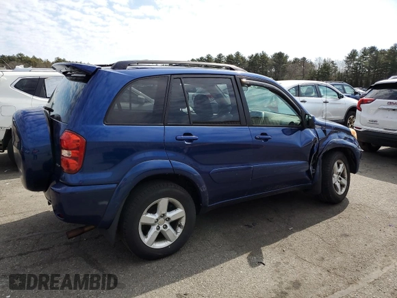 2005 Toyota RAV4 with VIN JTEHD20V850041980, listed as a Copart auction lot 48767745 with 206,741 mi miles and Salvage Title. Bid and sale history available at carsss.com. Image 3.