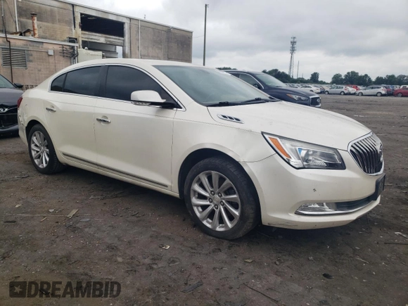 2014 Buick LaCrosse Leather with VIN 1G4GB5G39EF208867, listed as a Copart auction lot 65051634 with 142,253 mi miles and Salvage Title. Bid and sale history available at carsss.com. Image 4.