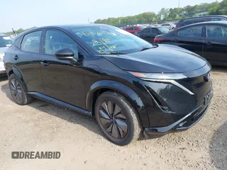 2024 Nissan ARIYA Evolve+ with VIN JN1DF0BB0RM741630, listed as a IAAI auction lot 42420702 with 5,279 mi miles and . Bid and sale history available at DreamBid. Image 1.