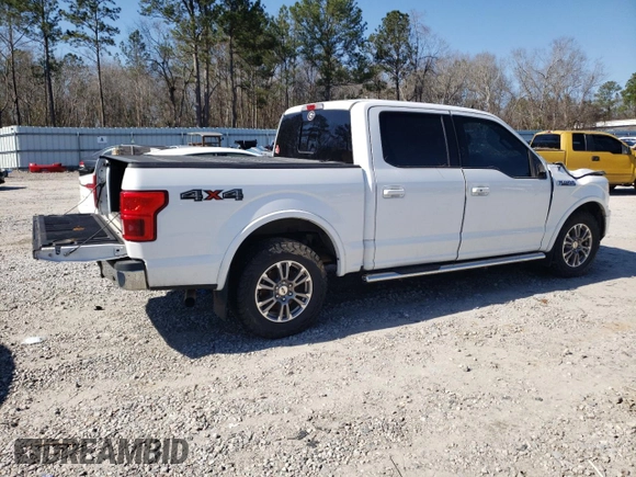 2020 Ford F-150 XL with VIN 1FTEW1EP8LFC37997, listed as a Copart auction lot 48428215 with 123,671 mi miles and Salvage Title. Bid and sale history available at carsss.com. Image 3.