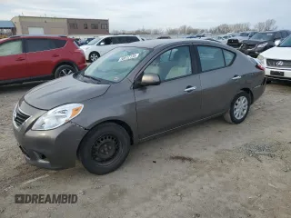 2012 Nissan Versa SL with VIN 3N1CN7AP0CL917713, listed as a Copart auction lot 50012135 with 137,329 mi miles and Salvage Title. Bid and sale history available at carsss.com. Image 1.