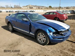 2008 Ford Mustang Deluxe with VIN 1ZVHT80N385149096, listed as a Copart auction lot 44723095 with 152,177 mi miles and Salvage Title. Bid and sale history available at DreamBid. Image 4.