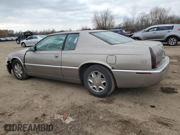 2000 Cadillac Eldorado with VIN 1G6EL12Y5YU166723, listed as a Copart auction lot 82612034 with 80,839 mi miles and Salvage title. Bid and sale history available at DreamBid. Image 2.