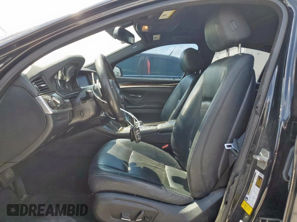 2016 BMW 5 Series 535i with VIN WBA5B1C53GG132889, listed as a Copart auction lot 49986265 with 204,118 mi miles and Salvage Title. Bid and sale history available at DreamBid. Image 7.