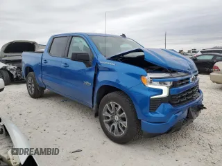 2024 Chevrolet Silverado 1500 RST with VIN 1GCPADED5RZ186884, listed as a Copart auction lot 47168455 with 15,515 mi miles and Salvage Title. Bid and sale history available at carsss.com. Image 4.