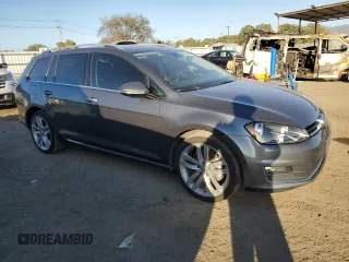 2015 Volkswagen Golf SportWagen TDI SEL with VIN 3VWCA7AU0FM506807, listed as a Copart auction lot 44345945 with 192,568 mi miles and Salvage Title. Bid and sale history available at carsss.com. Image 4.
