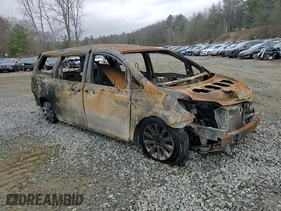 2017 Toyota Sienna LE with VIN 5TDJZ3DC4HS162562, listed as a Copart auction lot 51278065 with 0 mi miles and Salvage Title. Bid and sale history available at carsss.com. Image 11.