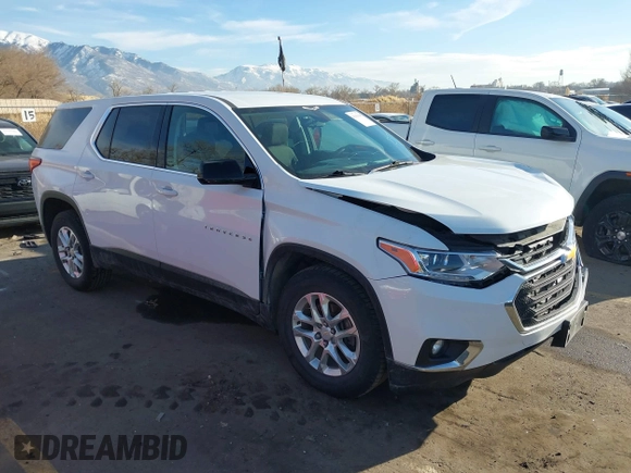 2019 Chevrolet Traverse LS with VIN 1GNEVFKW4KJ242550, listed as a IAAI auction lot 41150105 with 139,480 mi miles. Bid and sale history available at carsss.com. Image 1.
