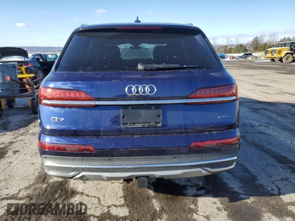 2023 Audi Q7 Prestige with VIN WA1VXBF73PD023206, listed as a Copart auction lot 86768134 with 8,271 mi miles and Salvage title. Bid and sale history available at DreamBid. Image 6.
