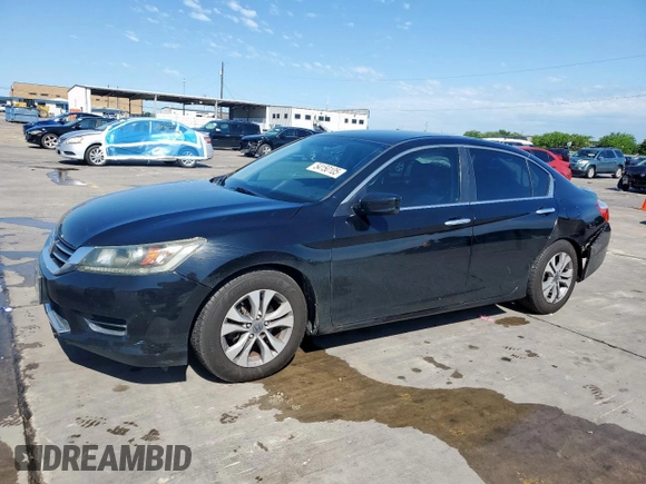 2015 Honda Accord LX with VIN 1HGCR2F38FA098943, listed as a Copart auction lot 54150105 with 167,030 mi miles and Salvage Title. Bid and sale history available at DreamBid. Image 1.