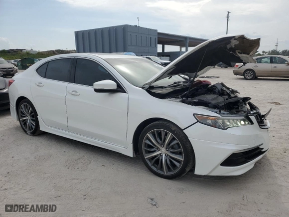 2017 Acura TLX V6 w/Technology Pkg with VIN 19UUB2F54HA004456, listed as a Copart auction lot 50319855 with 117,951 mi miles and Salvage Title. Bid and sale history available at carsss.com. Image 4.