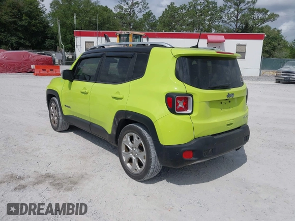 2018 Jeep Renegade Limited with VIN ZACCJADB6JPJ18526, listed as a IAAI auction lot 42078144 with 138,112 mi miles and . Bid and sale history available at DreamBid. Image 3.