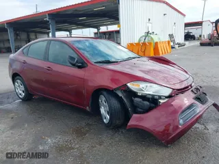 2015 Dodge Dart SE with VIN 1C3CDFAA1FD345605, listed as a IAAI auction lot 41701899 with 1 mi miles. Bid and sale history available at carsss.com. Image 1.