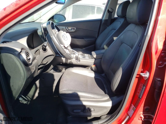 2021 Hyundai Kona Electric Ultimate with VIN KM8K53AG6MU110326, listed as a Copart auction lot 83372114 with 38,522 mi miles and Salvage Title. Bid and sale history available at carsss.com. Image 7.
