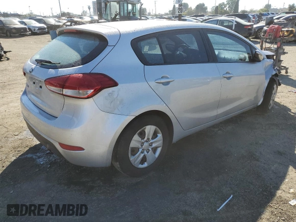 2017 Kia Forte5 LX with VIN KNAFK5A86H5683095, listed as a Copart auction lot 51179385 with 84,177 mi miles and Salvage Title. Bid and sale history available at carsss.com. Image 3.