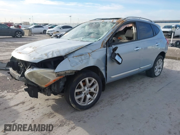2013 Nissan Rogue S with VIN JN8AS5MT0DW008610, listed as a IAAI auction lot 41125002 with Not Provided miles and . Bid and sale history available at DreamBid. Image 2.