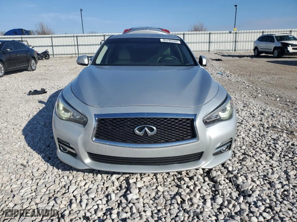 2015 Infiniti Q50 with VIN JN1BV7APXFM335642, listed as a Copart auction lot 85785594 with 188,735 mi miles and Salvage Title. Bid and sale history available at carsss.com. Image 5.