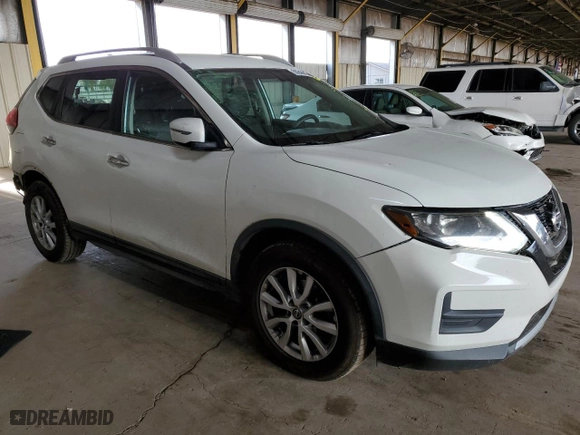 2017 Nissan Rogue SV with VIN KNMAT2MT0HP566416, listed as a Copart auction lot 50246695 with 201578 miles and Salvage Title. Bid and sale history available at carsss.com. Image 4.
