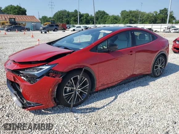 2024 Toyota Prius LE with VIN JTDADABU2R3008353, listed as a Copart auction lot 63567035 with 1,664 mi miles and Salvage title. Bid and sale history available at DreamBid. Image 1.