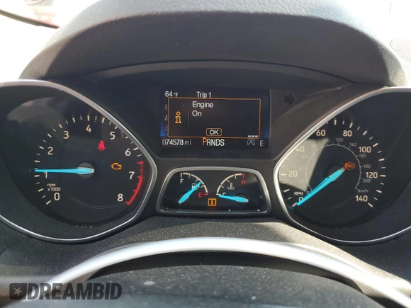 2017 Ford Escape SE with VIN 1FMCU0GD2HUB65641, listed as a Copart auction lot 55943005 with 74,578 mi miles and Clean Title. Bid and sale history available at DreamBid. Image 9.