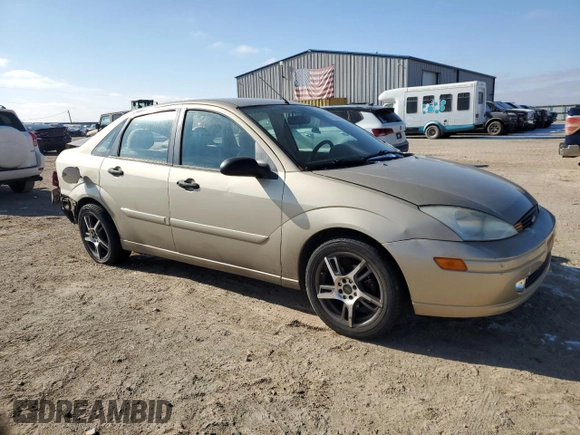 2001 Ford Focus ZTS with VIN 1FAHP383X1W204498, listed as a Copart auction lot 87933995 with 82,555 mi miles and Salvage Title. Bid and sale history available at carsss.com. Image 4.