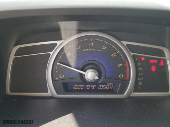 2006 Honda Civic Sdn LX with VIN 1HGFA16526L043277, listed as a Copart auction lot 48189255 with 102,019 mi miles and Salvage Title. Bid and sale history available at carsss.com. Image 9.