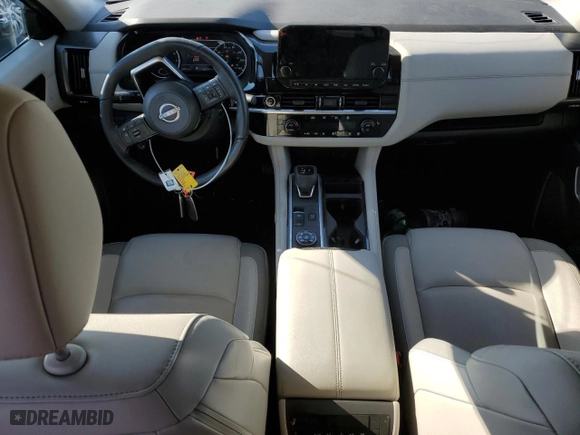 2024 Nissan Pathfinder SL with VIN 5N1DR3CC7RC204154, listed as a Copart auction lot 89201325 with 16,851 mi miles and Non Repairable. Bid and sale history available at carsss.com. Image 8.