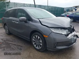 2024 Honda Odyssey EX-L with VIN 5FNRL6H69RB053109, listed as a IAAI auction lot 41902641 with 19,358 mi miles and . Bid and sale history available at DreamBid. Image 1.