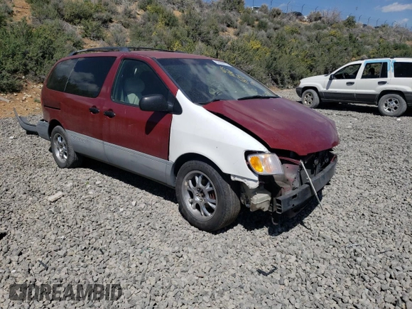 2000 Toyota Sienna LE z VIN 4T3ZF13C5YU247698, wystawiony jako Copart lot #53968755 z przebiegiem Nie podano mil oraz Szkoda całkowita • Salvage title. Historia ofert i sprzedaży dostępna na DreamBid. Obrazek 4.