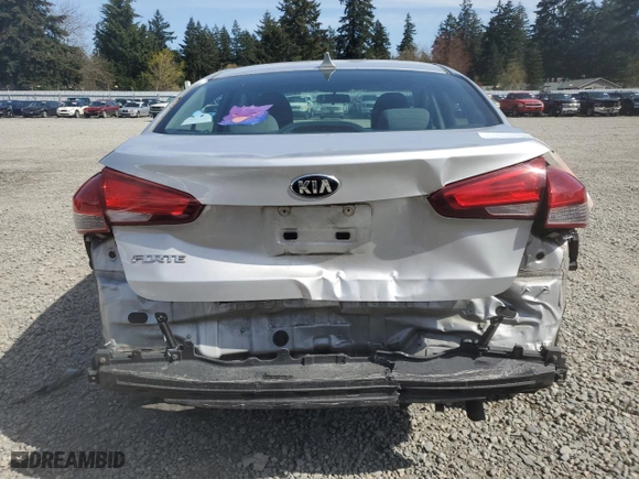 2017 Kia Forte LX with VIN 3KPFK4A77HE060531, listed as a Copart auction lot 51786765 with 141,342 mi miles and Salvage Title. Bid and sale history available at carsss.com. Image 6.