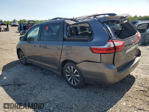 2018 Toyota Sienna XLE с VIN 5TDDZ3DC0JS196792, выставлен на аукционе Copart как лот 57250445 с пробегом 146 479 миль миль и Списание • Salvage title. История ставок и продаж доступна на DreamBid. Изображение 2.