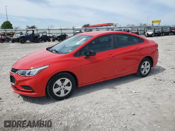 2018 Chevrolet Cruze LS with VIN 1G1BC5SM0J7193104, listed as a Copart auction lot 51976415 with 59,041 mi miles and Salvage Title. Bid and sale history available at DreamBid. Image 1.