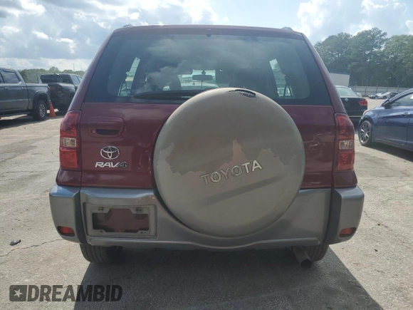 2005 Toyota RAV4 with VIN JTEGD20V250059905, listed as a Copart auction lot 54975395 with 234,815 mi miles and Clean Title. Bid and sale history available at DreamBid. Image 6.