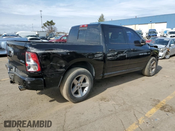 2012 Ram 1500 Sport with VIN 1C6RD7MT3CS309910, listed as a Copart auction lot 79773604 with 166,359 mi miles and Non Repairable. Bid and sale history available at carsss.com. Image 3.