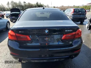 2019 BMW 5 Series 530i xDrive with VIN WBAJA7C54KWW23037, listed as a Copart auction lot 51291755 with 23,456 mi miles and Salvage Title. Bid and sale history available at DreamBid. Image 6.