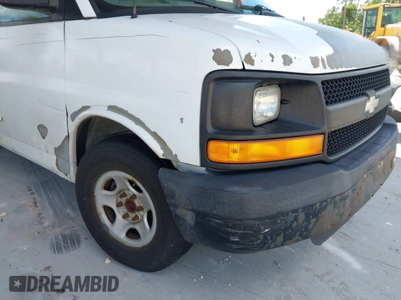 2008 Chevrolet Express Cargo with VIN 1GCFG154681204556, listed as a IAAI auction lot 41928049 with 171,171 mi miles and . Bid and sale history available at DreamBid. Image 13.
