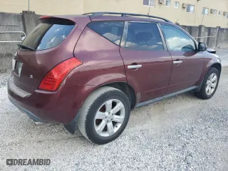 2006 Nissan Murano S with VIN JN8AZ08T46W409654, listed as a Copart auction lot 55815754 with 85,997 mi miles and Salvage Title. Bid and sale history available at carsss.com. Image 3.