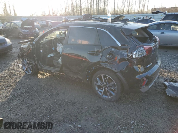 2021 Kia Niro Touring with VIN KNDCC3LCXM5475305, listed as a Copart auction lot 84532634 with 0 mi miles and Salvage Title. Bid and sale history available at carsss.com. Image 2.
