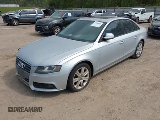 2009 Audi A4 2.0T Prem with VIN WAUJF78K69N060394, listed as a IAAI auction lot 42048326 with 117,564 mi miles. Bid and sale history available at carsss.com. Image 2.