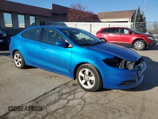 2016 Dodge Dart SXT with VIN 1C3CDFBB1GD577386, listed as a Copart auction lot 82580924 with 165,024 mi miles and Salvage Title. Bid and sale history available at carsss.com. Image 4.